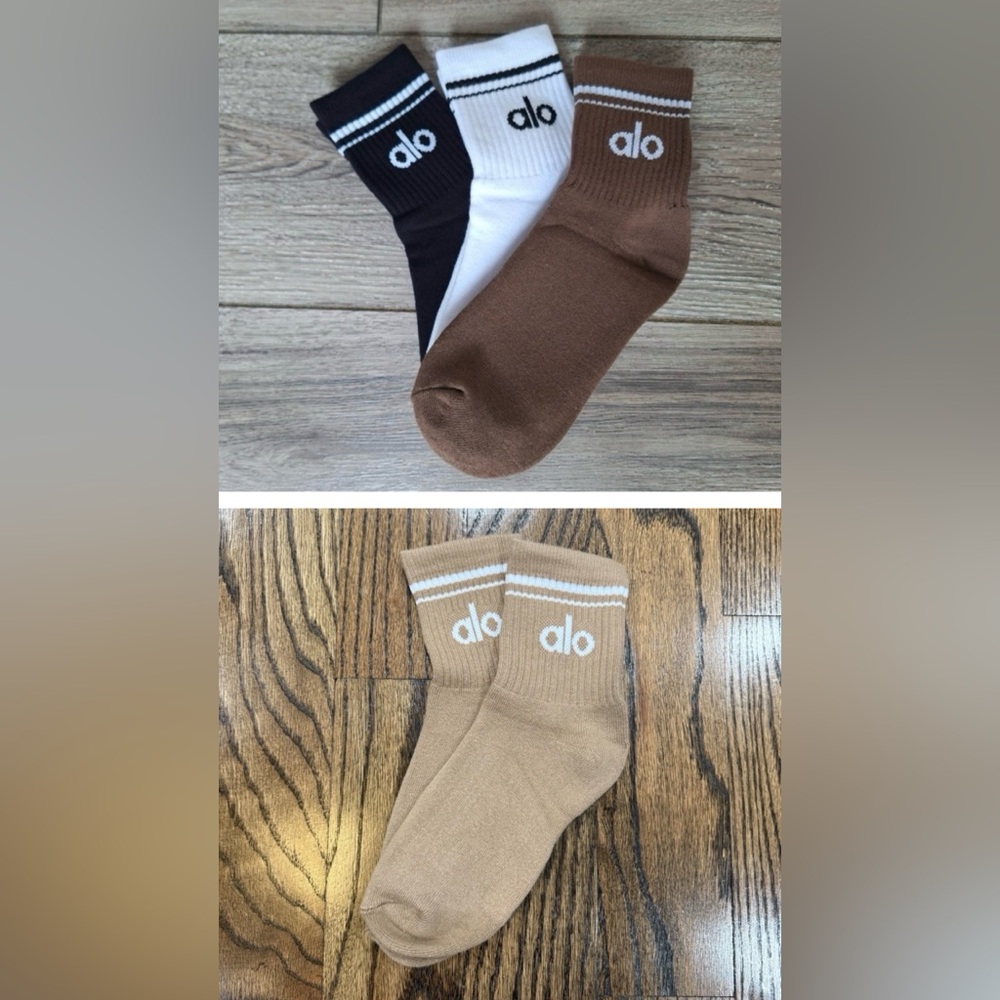 Alo Throwback socks 4 pairs brand new